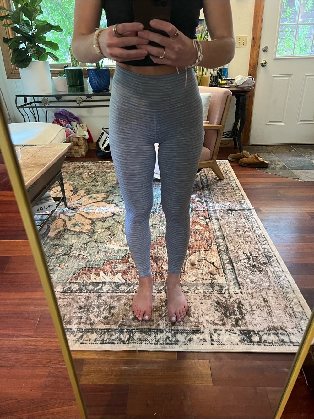 Athleta Transcend Textured 7/8 Tight